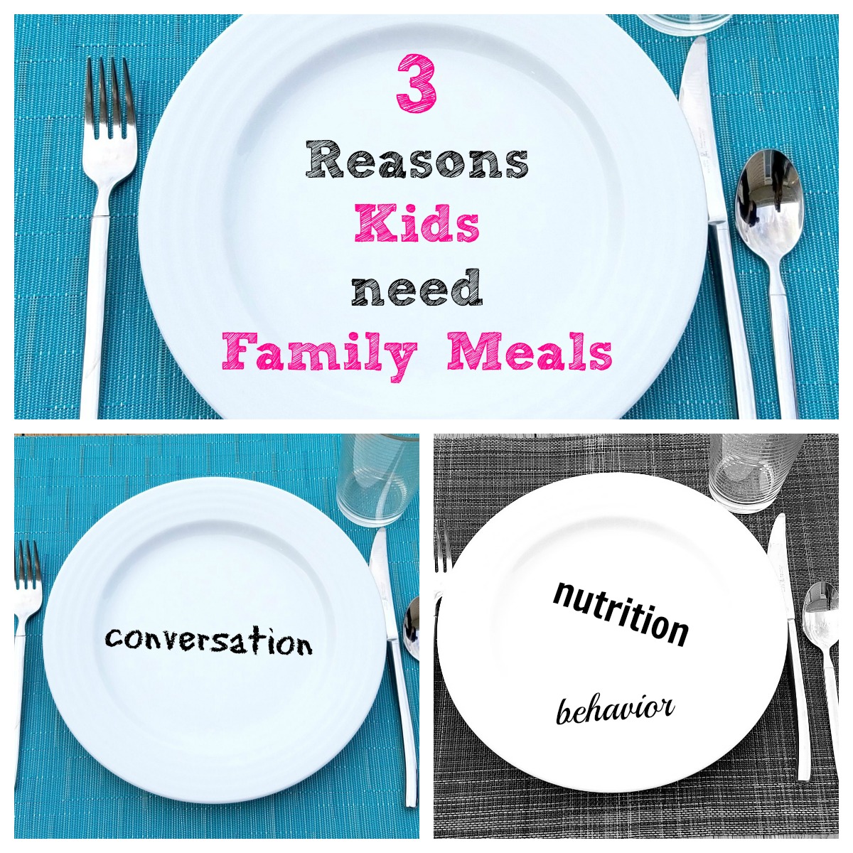 Why your kids need to eat three family meals together at the table