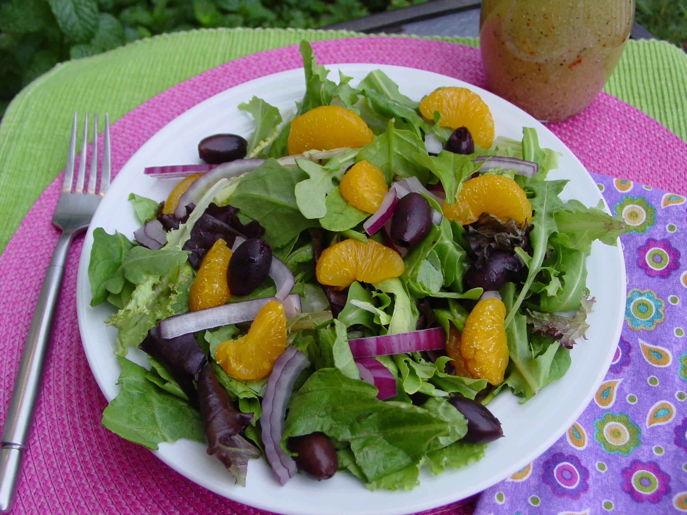 RedOnionOrange Salad